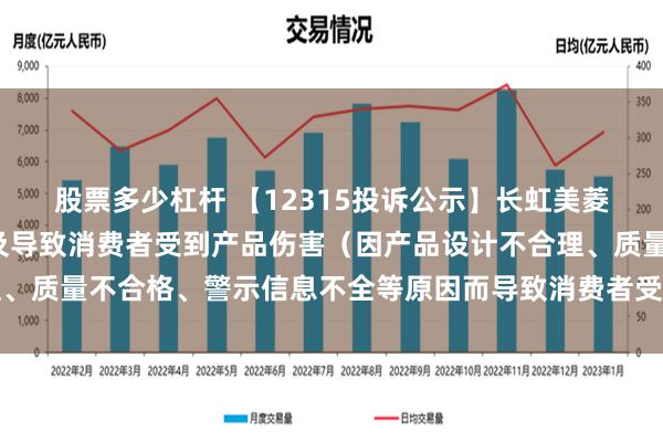 股票多少杠杆 【12315投诉公示】长虹美菱新增3件投诉公示，涉及导致消费者受到产品伤害（因产品设计不合理、质量不合格、警示信息不全等原因而导致消费者受到产品伤害）问题等